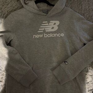 New Balance Gray Kids Hoodie Sweater